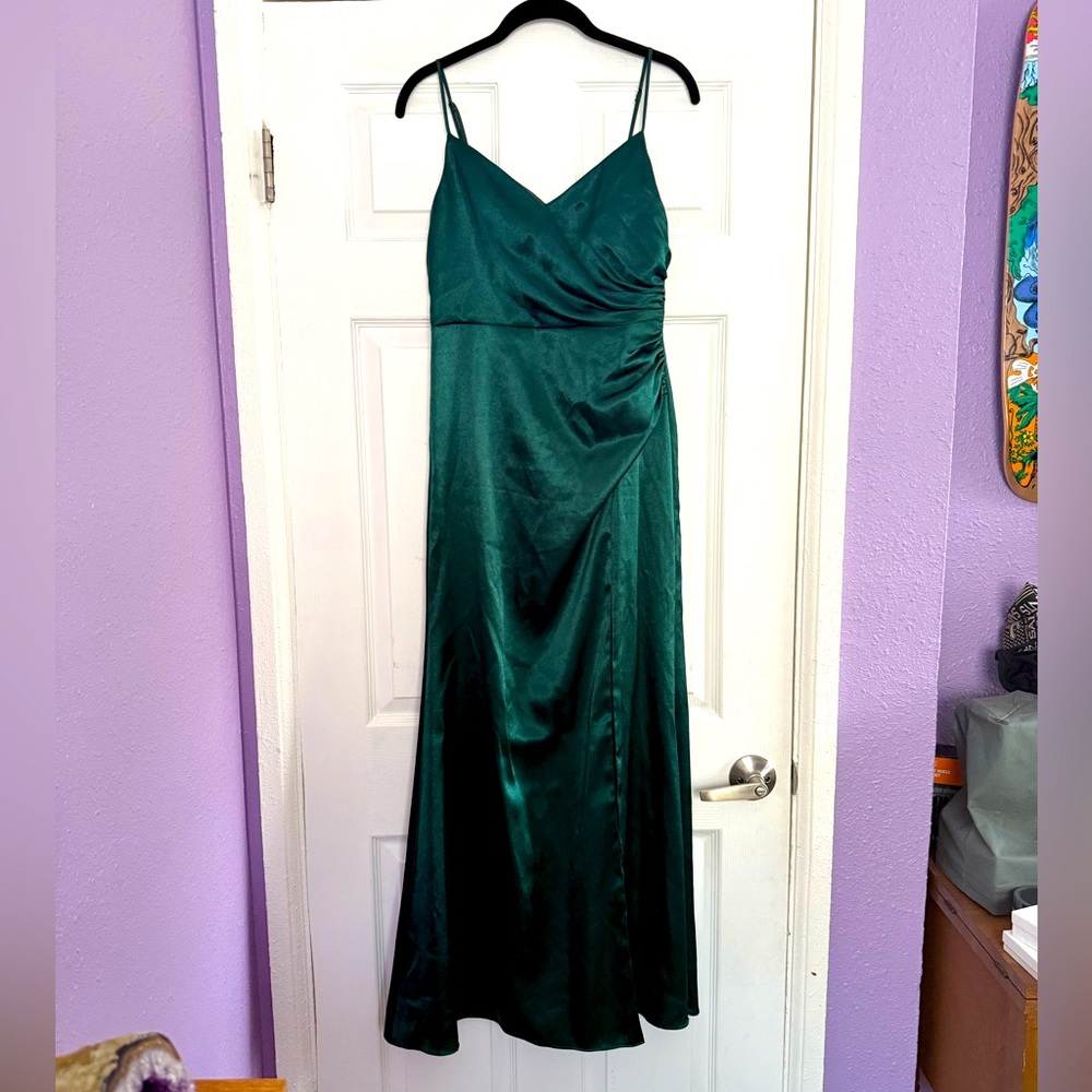 Birdy Grey Emerald Green Catherine Style Bridesmaids Dress Size S